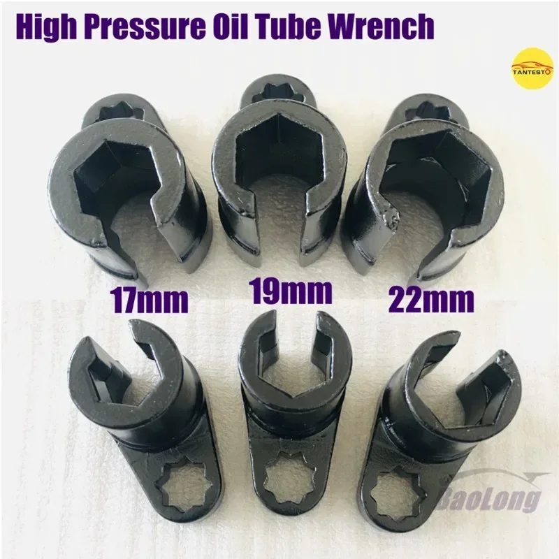 High pressure oil pipe octagonal socket wrench 17mm 19mm 22mm nitrogen oxygen sensor socket