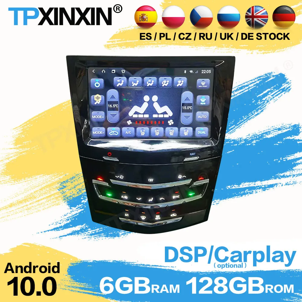 

Автомагнитола, стереоприемник Android 10 для Cadillac ATS ATSL XTS SRX 2013 2014 2015 2016 2017, GPS экран, автоплеер IPS, головное устройство