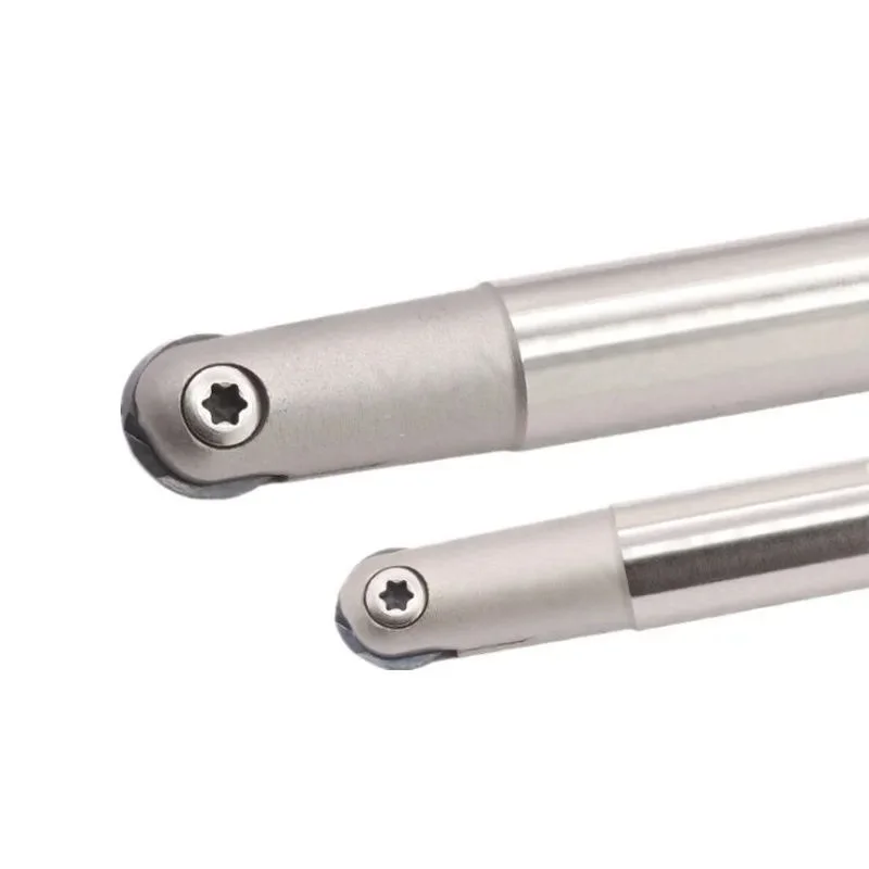 T2139 Fast-feed Alloy Circular End Mill High-speed Cutting Ball Milling Cutter Extended Shank 350mm C10 C12 C16 C20 C25 C32