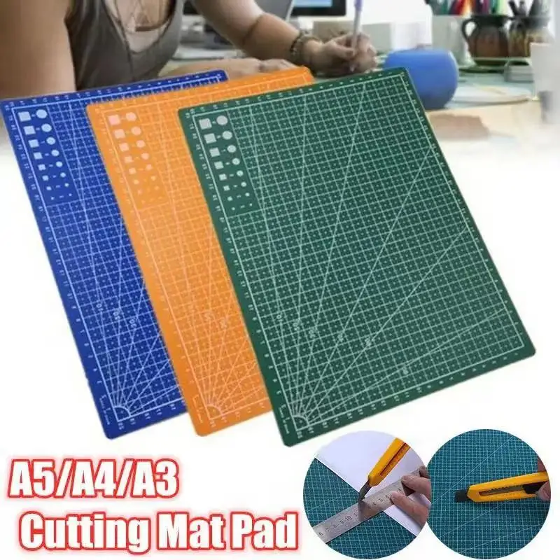 A3/ A4/A5 PP Material Cutting Mat Grid Line Tool Plastic Patchwork Cut Pad Double-sided Use DIY Sewing Model Crop Tools Supplies