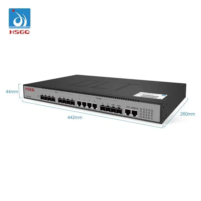 

NEW HSGQ-G08L Gpon Epon 8 Port 10g Pon SFP Module C++ OLT Epon OLT Manufacturing Gpon Olt