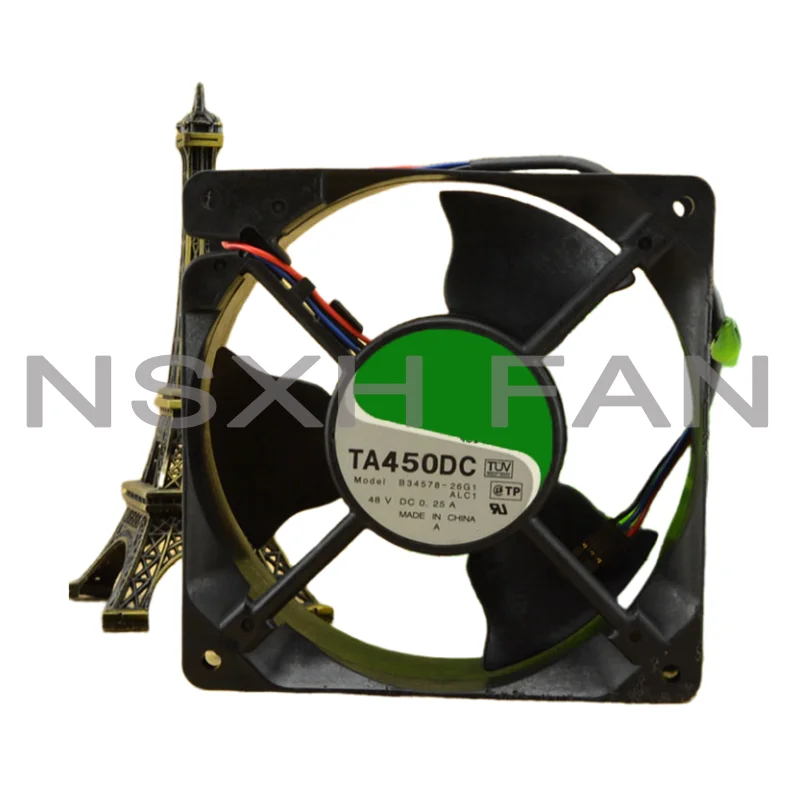 TA450DC B34578-26G1 48V 0.25A 2-wire 12cm Axial Fan