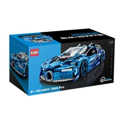 10613 3828pcs Technical Sports Car MOC RC Racing Car Building Blocks Bricks Model Assembling Toys for Boys Christmas Gift Set