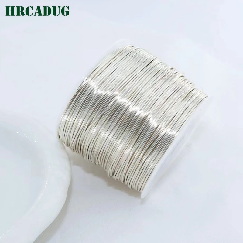 5 Meters 14K Gold/Silver Plated Copper Wire Brass Metal Wire For Jewelry Making Supplies DIY Accessories Jewelry Crafts Thread