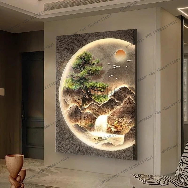 Decorative Painting With Lamp Room Decoration Poster Wall Art Room Decor Posters Pictures Wall Decoration Home Decor Items