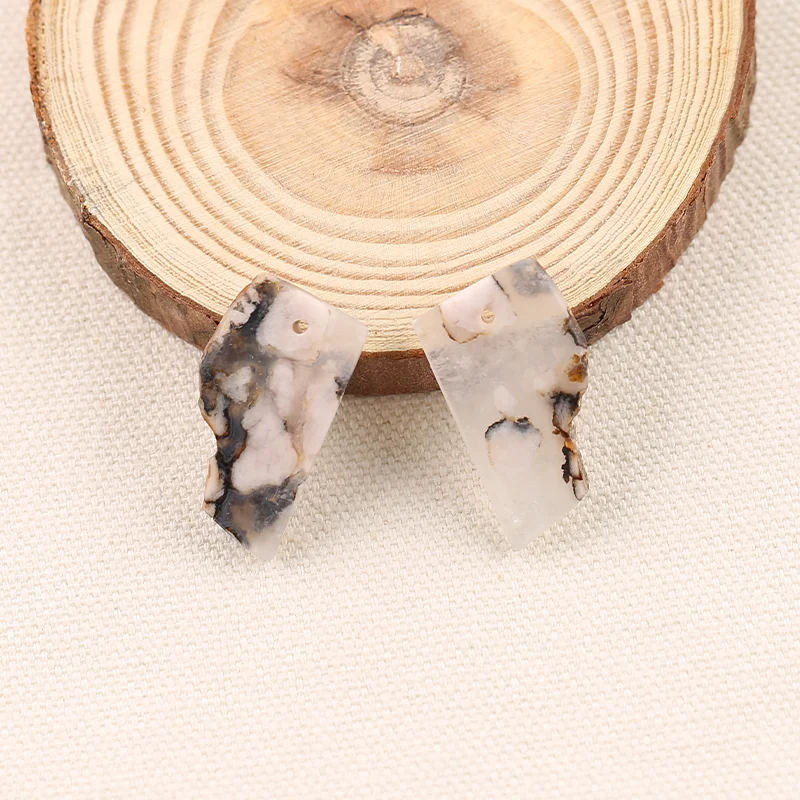 

B&F Crazy Lace Agate Earring Beads for Jewelry Making, Handmade Natural stones beads, Stones for jewelry Making Supplies