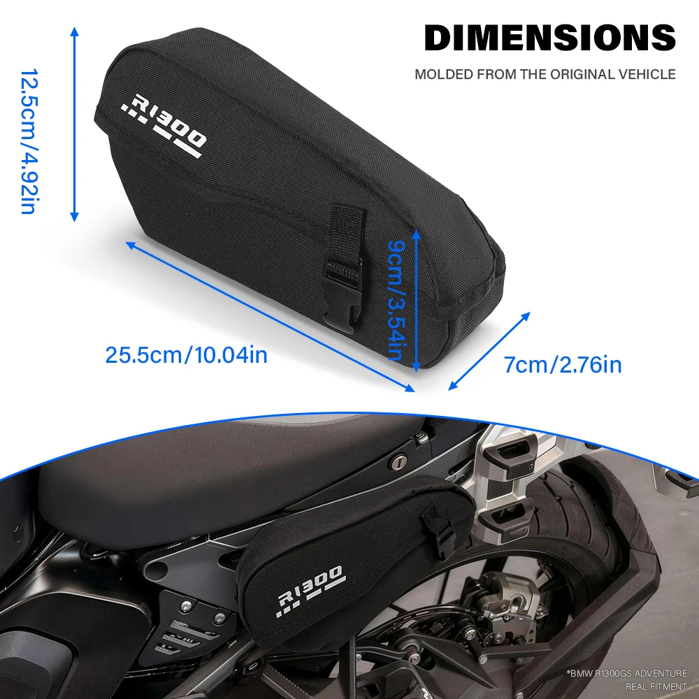 R1300GS Adventure Motorcycle Side Frame Bag Saddlebag Storage Package Waterproof Bags For BMW R 1300 GS ADV R1300GSA 2024-2026