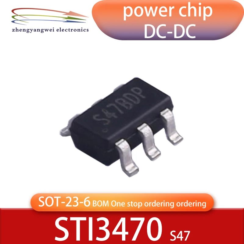 3000PCS STI3470 Ｓ47 SOT-23-6 BOM One stop ordering ordering 600KHz 18V 2.0A Synchronous Step-Down Converter DC-DC power chip