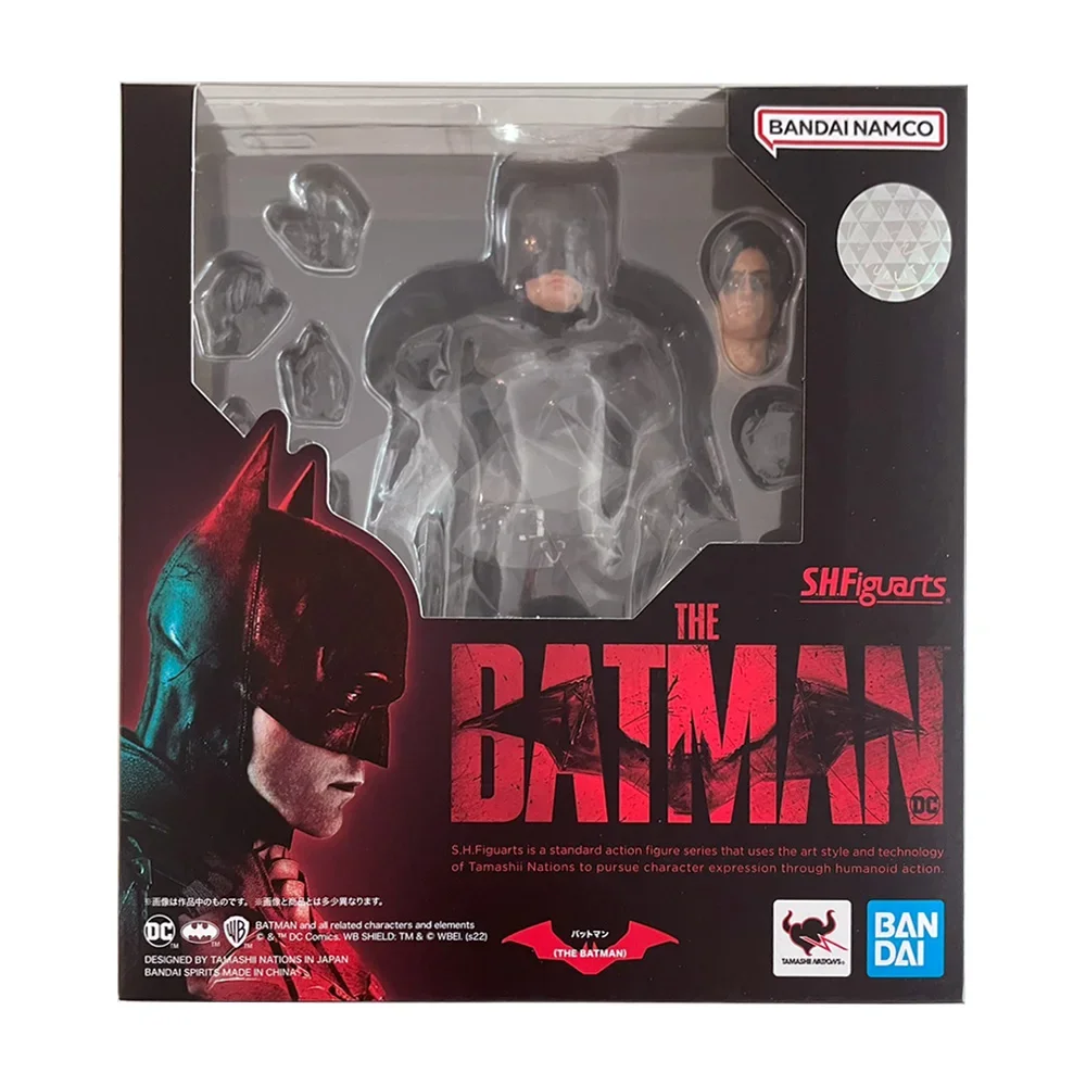 

New Original Bandai S.H.Figuarts The Batman 155mm Shf Action Figures Collection Anime 2022 Robert Pattinson The Batman Toy Model