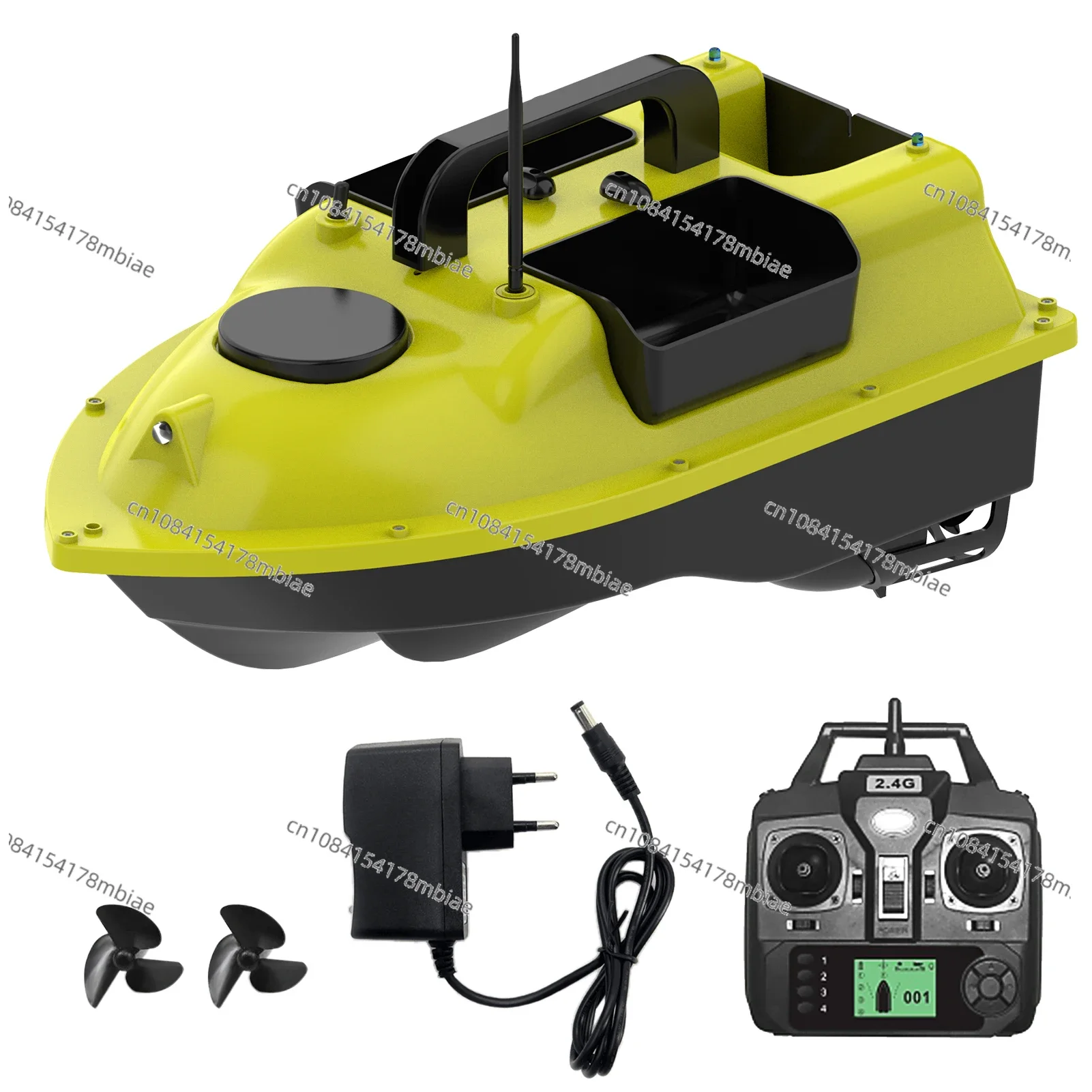 GPS Fishing Bait Boat with 3 Bait Containers Automatic Bait Boat 400-500M Remote Range Wireless Control Boat for outdoor Fishing