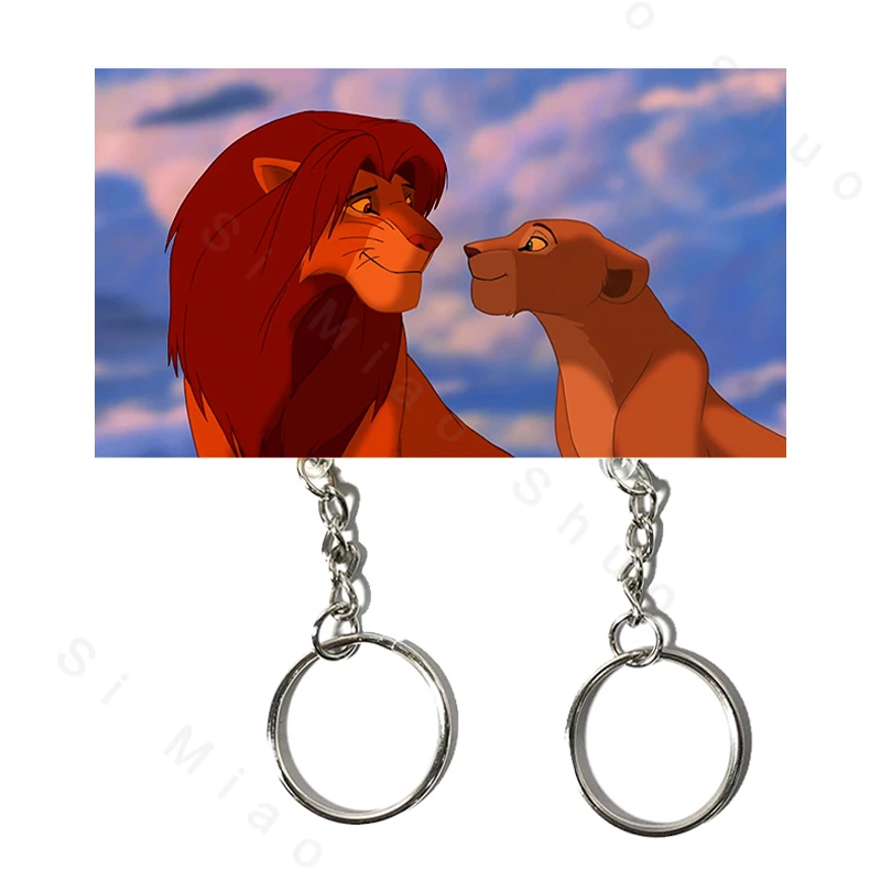 Wall Key Holder Couple Keychain Hanger Cute Cartoon Lion Key Hook Organizer Prevent Loss Keychain Home Decor Gift for Couples