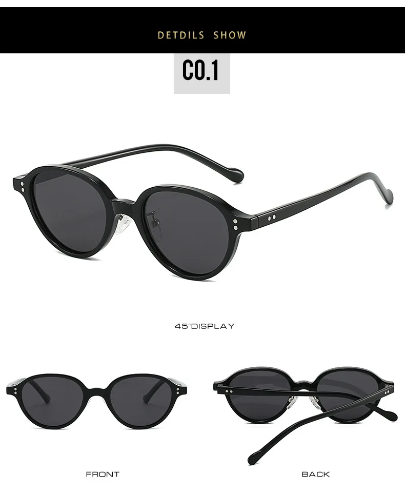 Mode Schlanke Polarisierte Sonnenbrille Frauen Oval TAC Fahren Reise Sonnenbrille Marke Designer Ultra Licht Casual Shades Damen – Detail 9