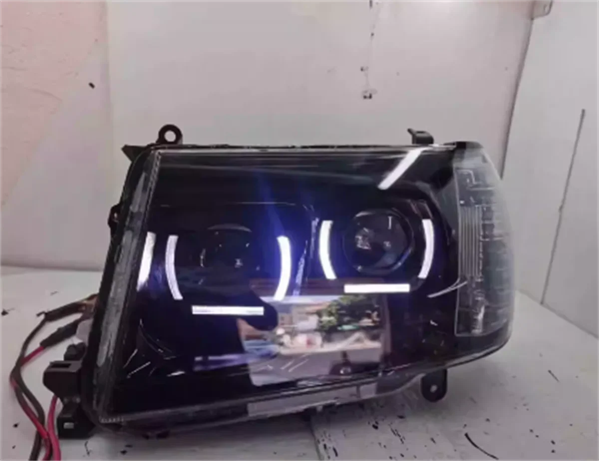 

Car Led Headlight for Toyota land cruiser LC100 4500 modified 4700 Daytime Running DRL Angel Eyes headlamp Low High Beam