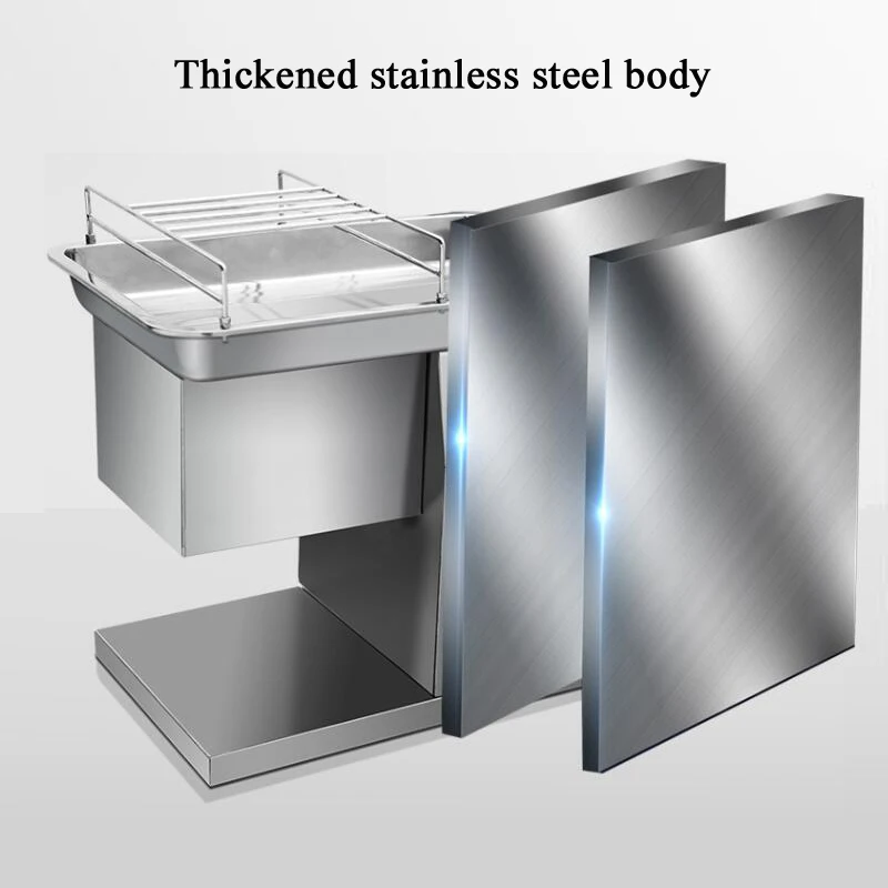 ماكينة تقطيع اللحوم والخضروات والطعام متعددة الوظائف أوتوماتيكية بالكامل