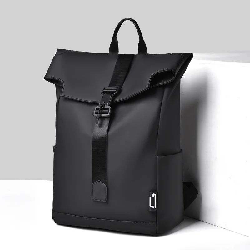 British Style Men's Backpack Light Luxury Brand City Daily Backpack 14-16 Inch Laptop Backpack TPU Waterproof Student Backpack