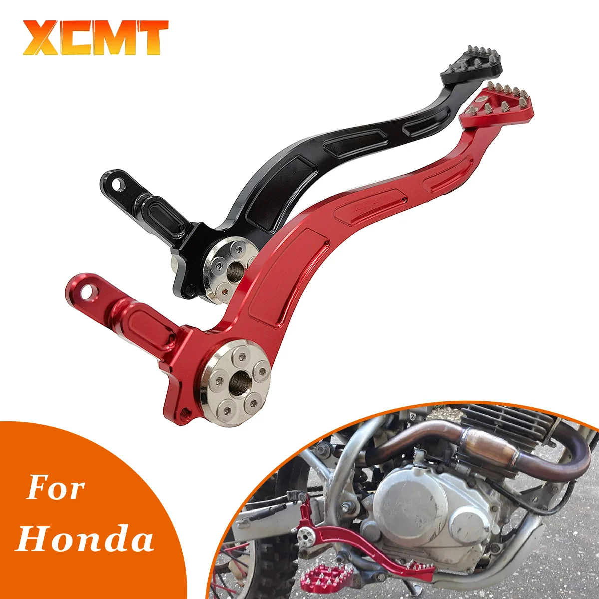 

Motorcycle CNC Aluminum Rear Brake Pedal Lever For Honda CRF 150F 230F CRF150F CRF230F 150 230 F 2003-2020 Enduro Dirt Pit Bike