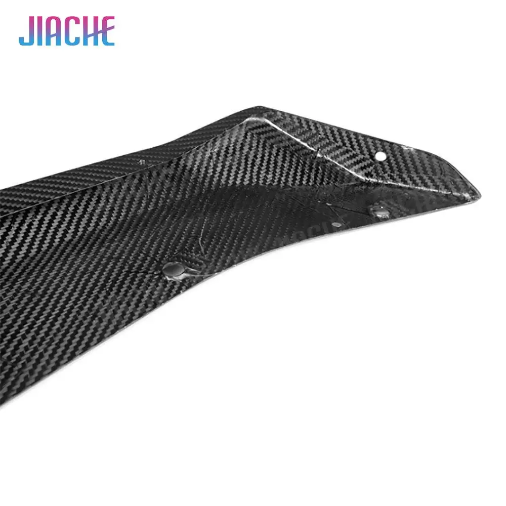 

Передние разветвители из сухого углеродного волокна для BMW 5 серии F90 M5 LCI 2021 + FRP, защита переднего бампера автомобиля, 3 шт./компл.