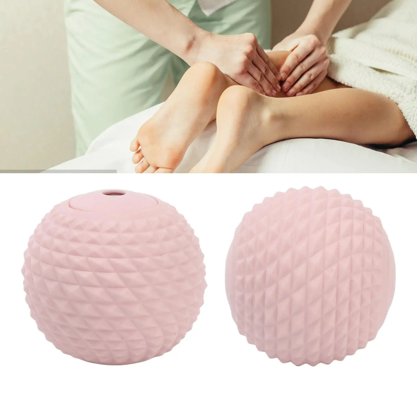 Balle de massage thérapeutique fongique portable, inodore, petite taille, adaptée aux instituts musculaires, force appropriée, idéale pour la maison et les voyages