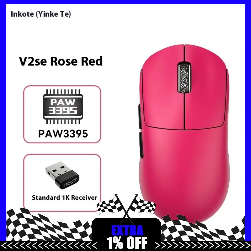 

Incott G23 V2 Se/Pro Mouse Three Mode 8K Hot Swap Wireless Gaming Mouse Customized Ergonomics PC Gamer Accessories Mouse Gifts