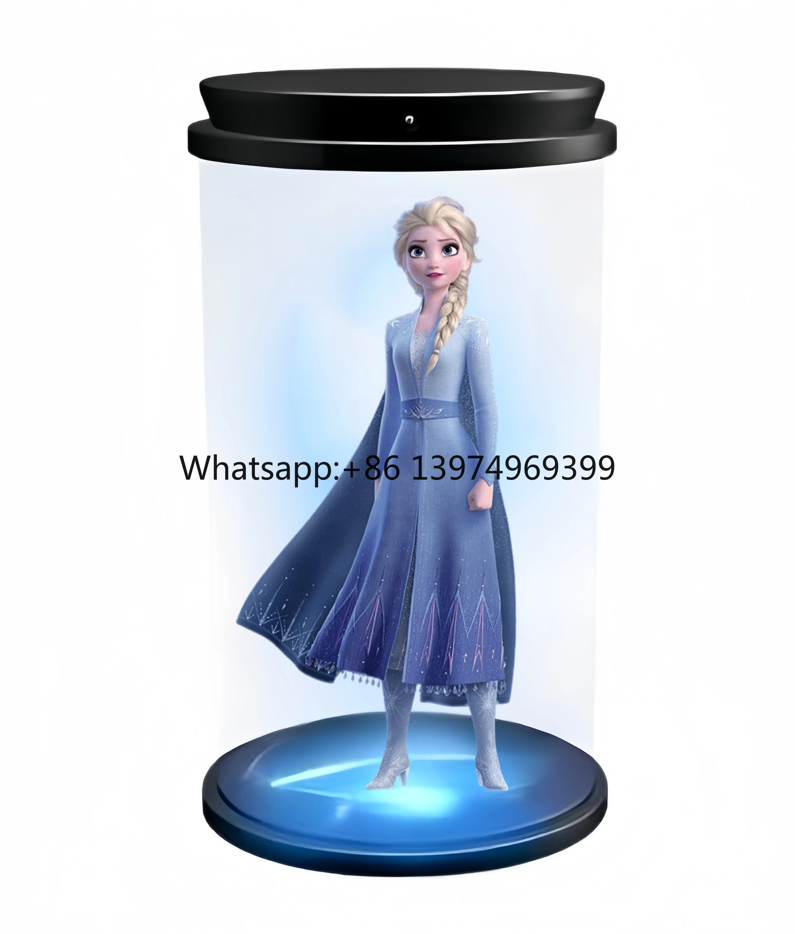SMX 75inch Human Size Digital Display Naked Eye 3d Holographic Cylinder for museum Exhibition