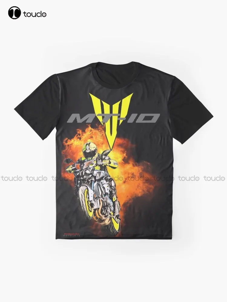 Fire Rider Fz-10  Mt-10 Graphic T-Shirt Custom Aldult Teen Unisex Digital Printing Tee Shirts Funny Art Streetwear Cartoon Tee