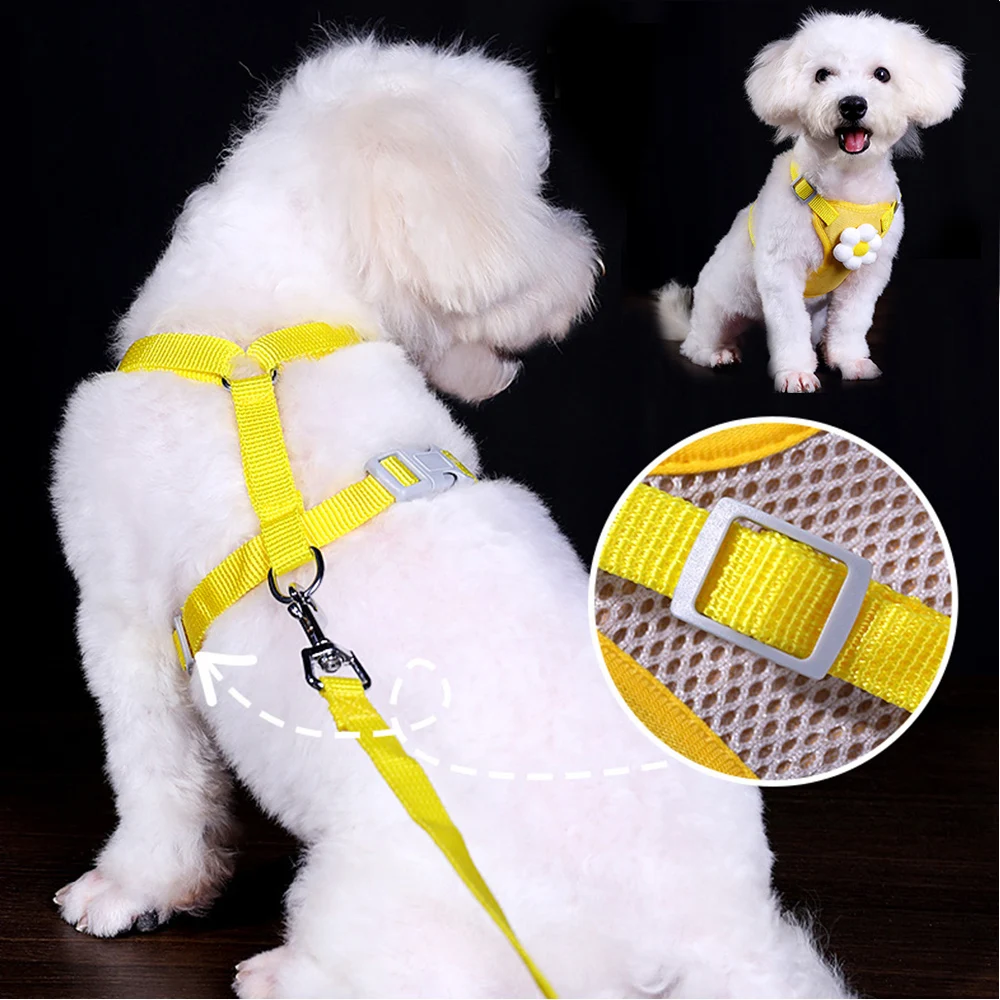 

Dog Vest Harnesses With Pull Dog Vest Harnesses For Medium Small Dogs Pet Chest Straps Pet Ropes Dog Leashes Pet Supplies