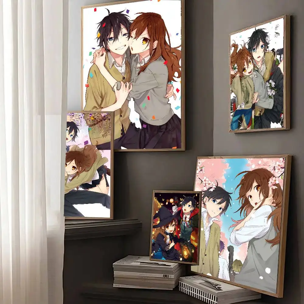 Anime H-Hori San To Miyamura Kun Poster And Prints Wall Art Pictures For Modern Bedroom Game Room Home Decor