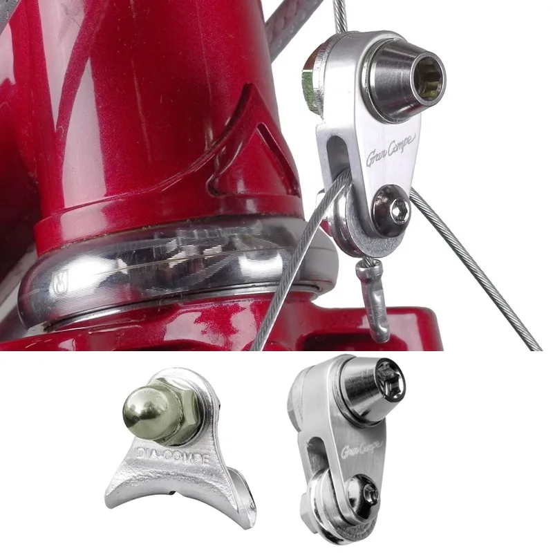 ApplicableDIA-COMPETaiya Kangpei Bicycle Retro Steel Tube Bike Touring Bike Hanging Brake Fixed Seat Hanging Cable Guide Seat，Fo