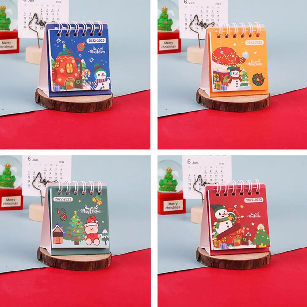 Advent Calendar 4 Styles Desktop Calendar Compact Size Daily Schedule  Attractive 2023 Portable Standing Calendar Ornament
