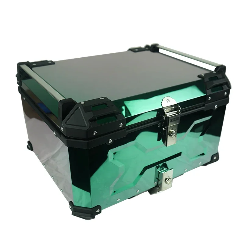 

Factory Hot Selling 65L-X Green Carrier Box Aluminum Alloy Top Box for Motorcycle Tail