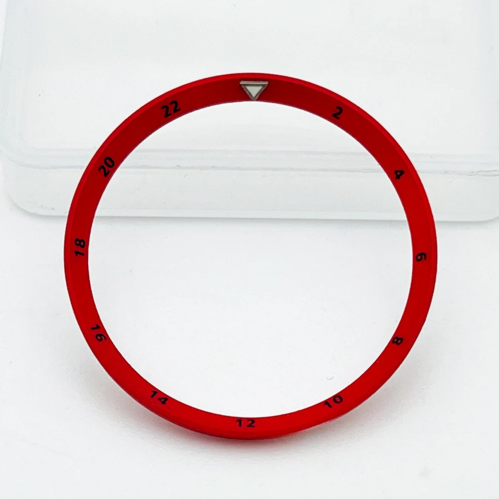 31.4mm Chapter Ring Fit for King Samurai 6105 6309 Turtle Abalone Watch Case NH35 NH36 Diver Watch Inner Ring Parts