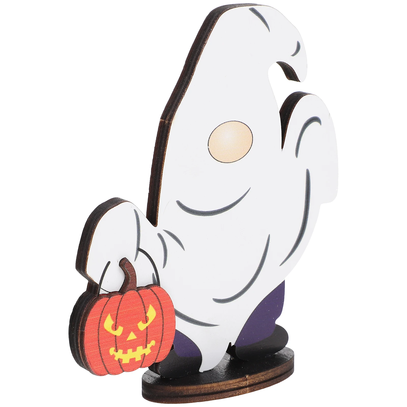 

Wooden Ghost Ornaments Halloween Decor Table Centerpiece Desk Decorations Party Supplies Adornments Festive Atmosphere