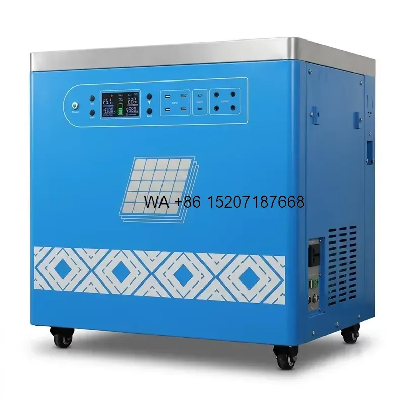 Wmwmnu for Efficient BS Series AC Hybrid Solar System Stackable Support Solar Charging Emergency Power Supply