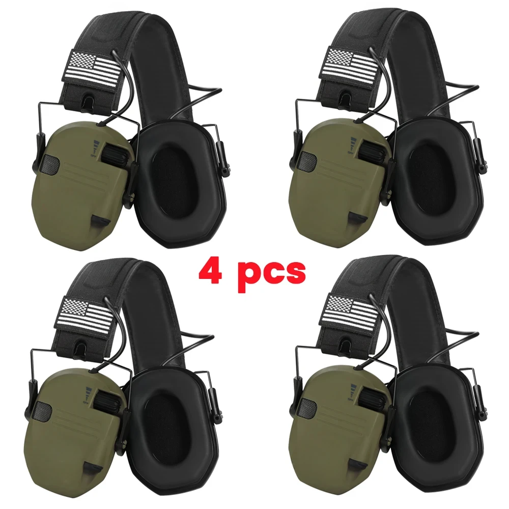 4PCS/1PCEarmuffs Active Headphones for Shooting Electronic Hearing Protection Ear Protect Noise Reduction Hunting Headphone