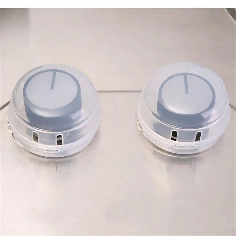 1~10PCS Kitchen Oven Gas Cooker Button Cover Knob Control Switch Protective Cover Protector Security Lock Child Protection