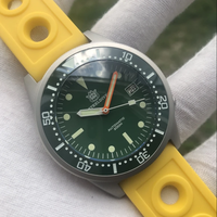 Steeldive Men Diver Watch 42.5mm Pilot Automatic Mechanical Wristwatch 20ATM Waterproof Luminous NH35 Sapphire Ceramic Bezel