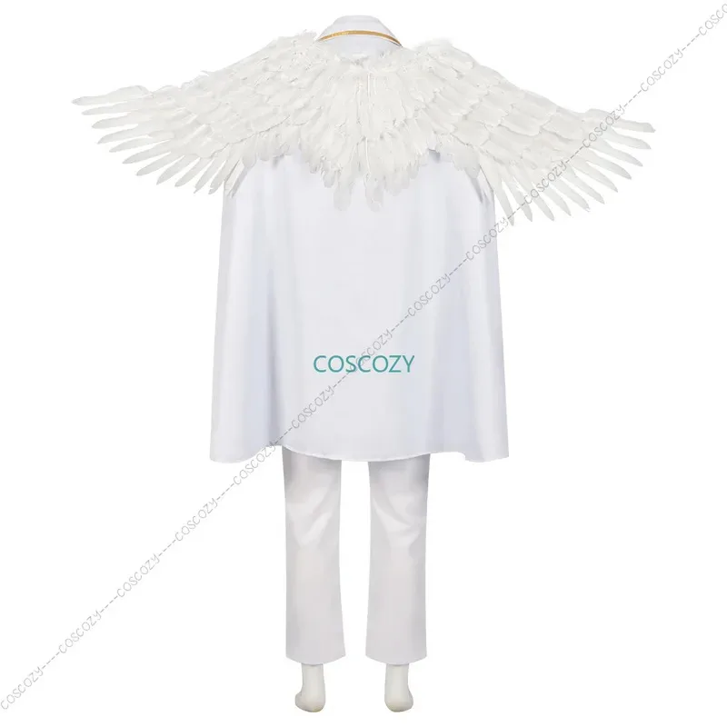 sisi 2233New الأزرق قفل أنيمي معرض Isagi Bachira تأثيري حلي شعر مستعار ارتفع صافي الأبيض موحدة أجنحة عباءة مجموعة #4