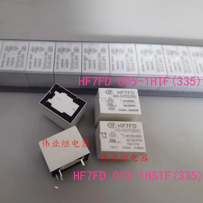 10 шт./лот HF7FD 005-1HTF (355) 5 В постоянного тока HF7FD 012-1HSTF (335) силовое реле 12 В постоянного тока