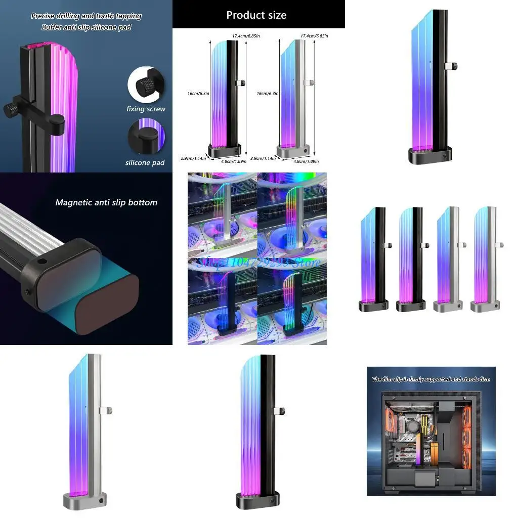 Y2GD Quick Setups GPU Brackets Addressable ARGB Syncs AntiSag Design Universal for Graphics Card