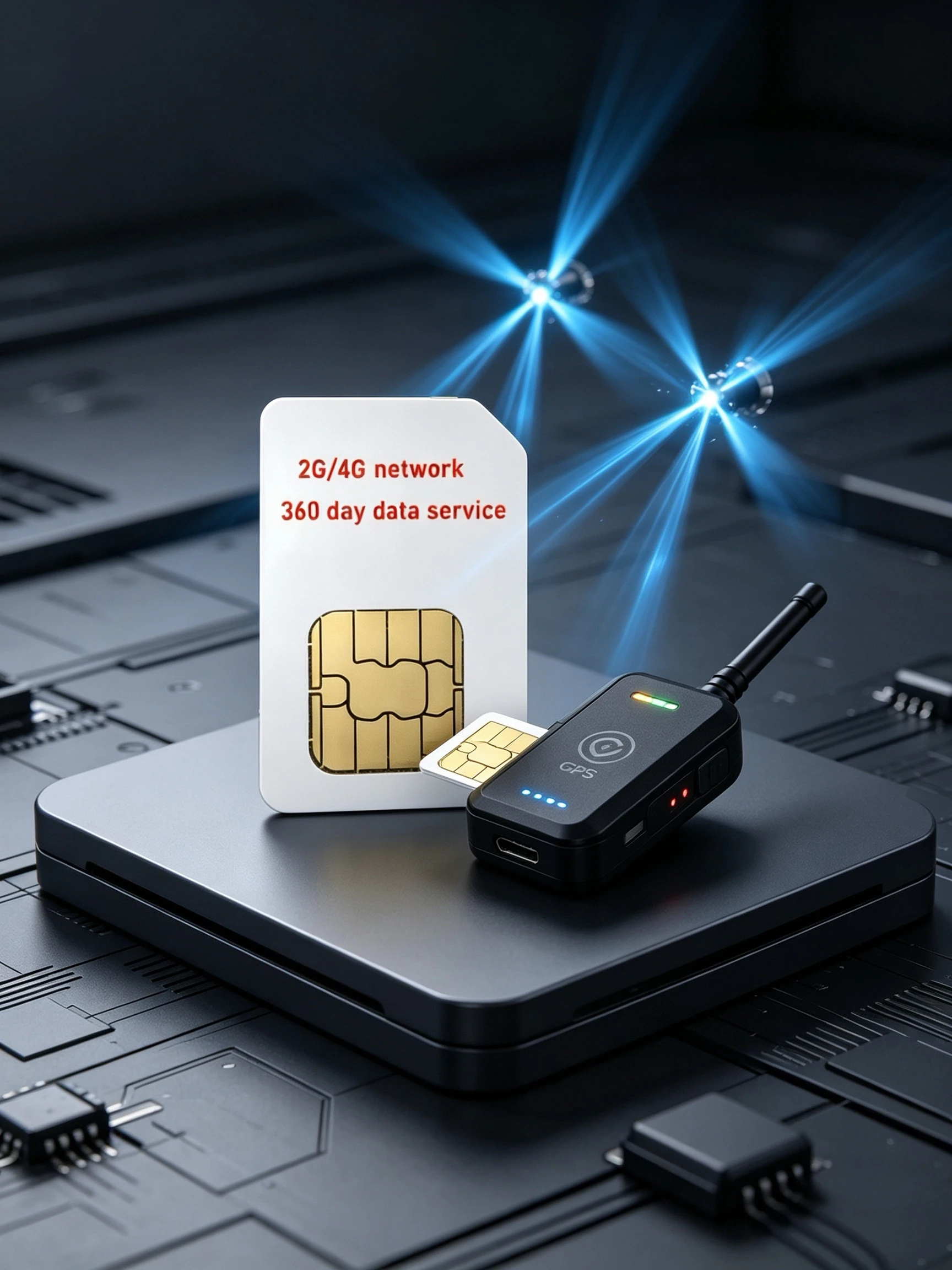 Karta SIM do lokalizatora GPS 4G Europa, dane roamingowe 360MB, urządzenie IoT M2M, obroża, 365 dni obsługi — 2