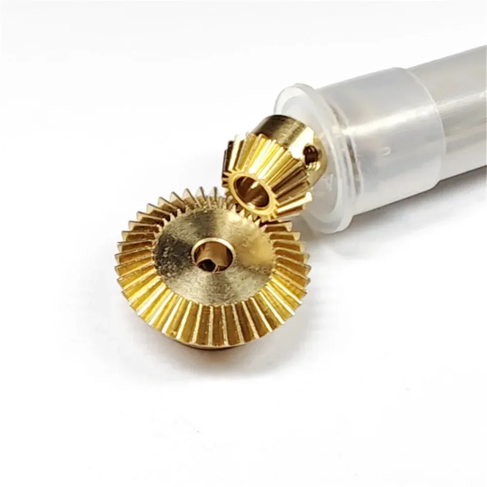 1: 2 Right Angle 0.5M 20/40 Teeth Reduction Drive 2/3/4/5/6mm Model Static Modification DIY Brass Bevel Gear