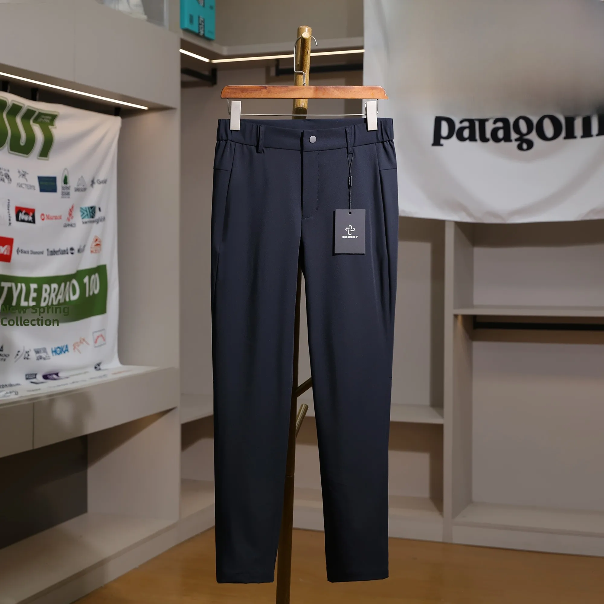 

Ultra-Cool Golf Series Men's Casual Pants Skin-Friendly Elastic Outdoor Waterproof Breathable Straight Leg Faion Urban Sle