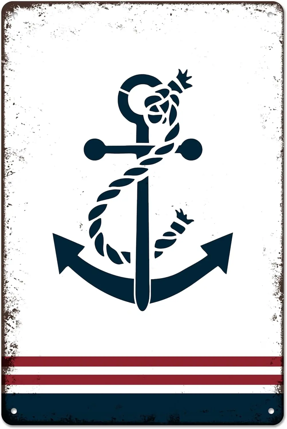 Nautical Anchor Metal Signs, Decor, Decor for Home, Wall Art