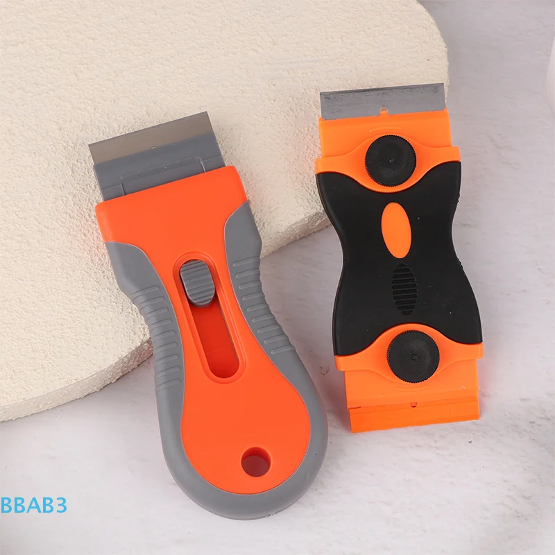 【B】Stampaggio per nail art Raschietto per piastre in acciaio Modello più chiaro Pala per pulizia rimovibile Colla Adesivi Strumenti per accessori per nail art