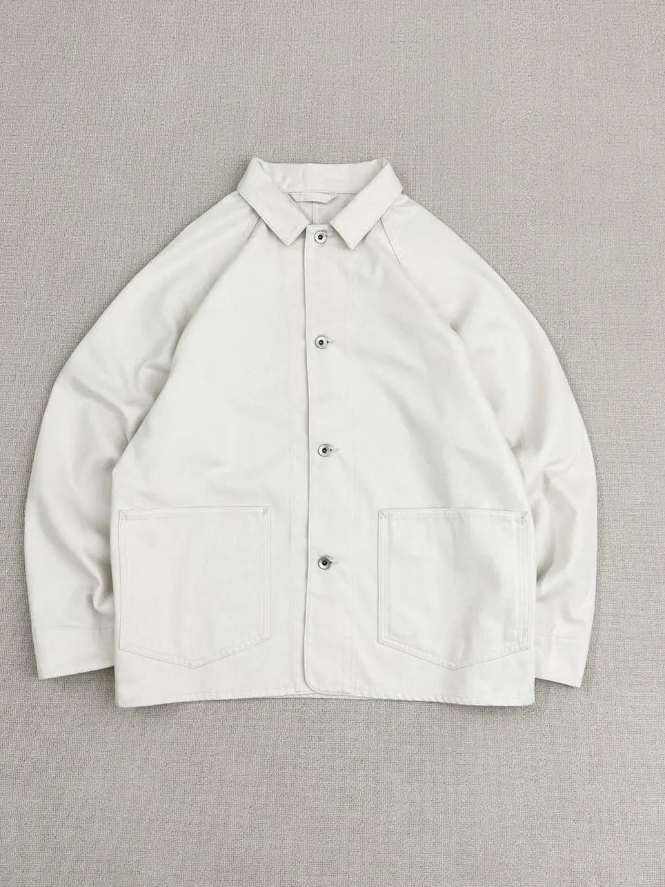 NANAMICA 24SS Vintage washed blue-dyed denim jacket