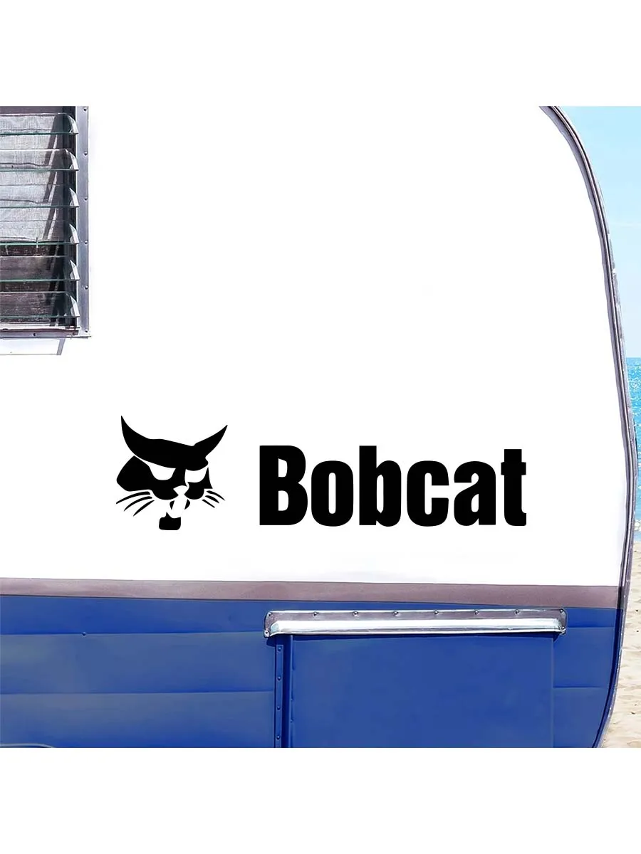 

1pc New Design cat Bobcat Stickers Car For Door Handle Vinyl Car Styling Auto Engine Cover Door Window Car Decal