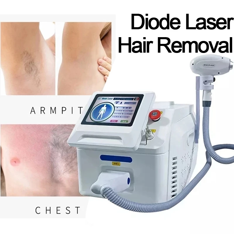 

3 Wavelength 808nm Diode Laser Hair Removal Skin Rejuvenator Painless Effective Hair Removal Machine 808 Hair Removal Machine