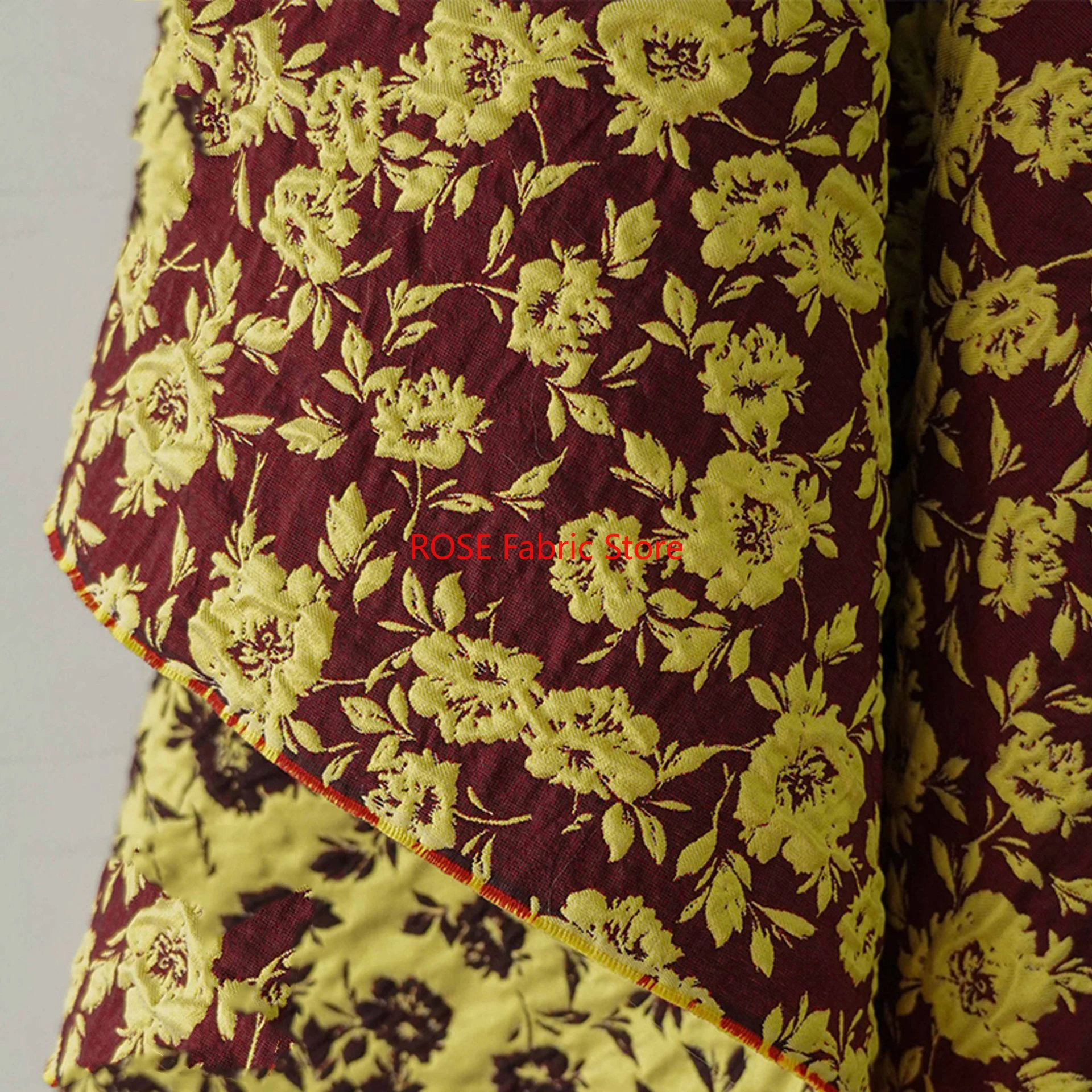 

Жаккардовая ткань с тиснением в стиле ретро, женское платье, пышная рубашка, сумка для багажа, декоративная швейная ткань