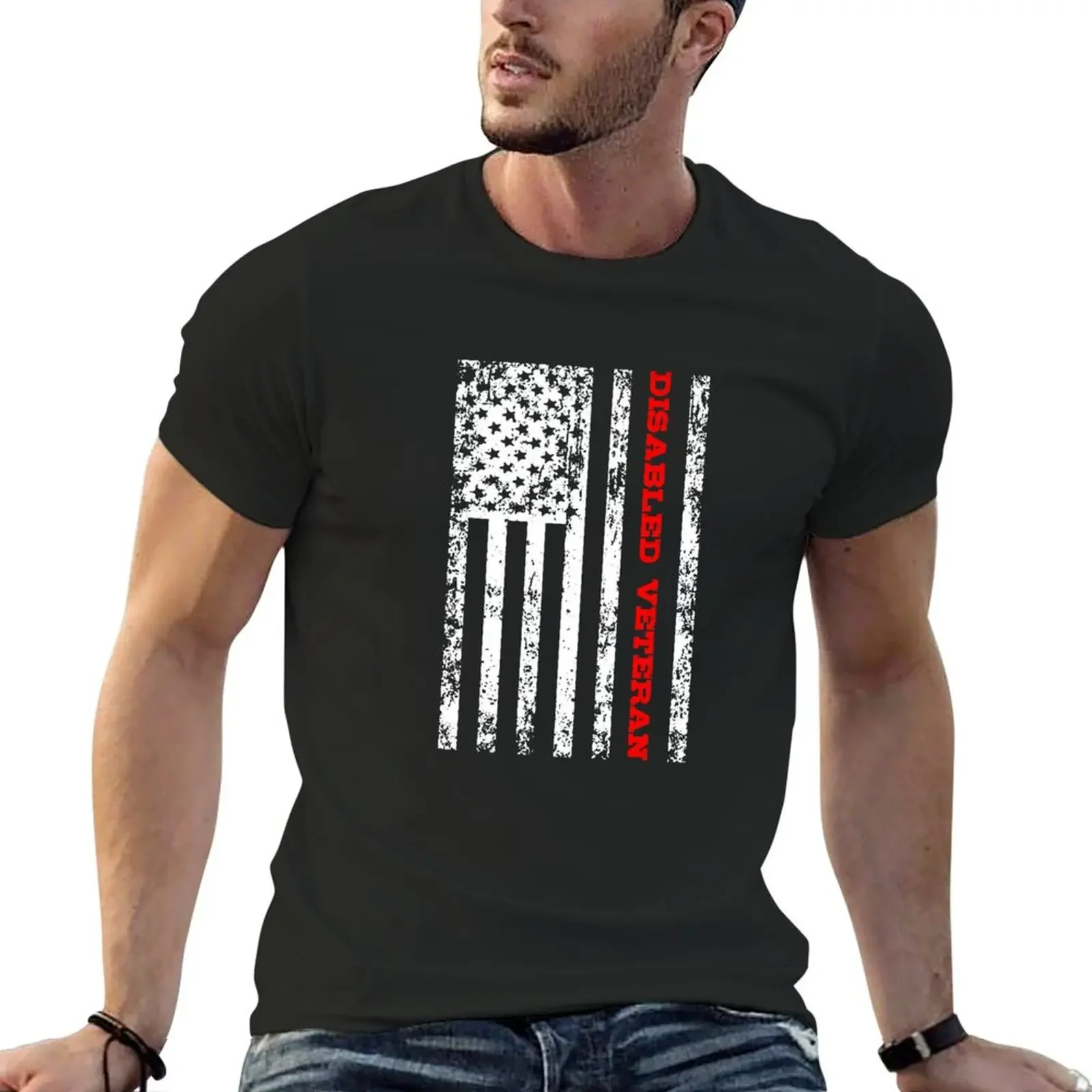 Disabled Veteran T-Shirt korean fashion cute clothes tee shirts for men