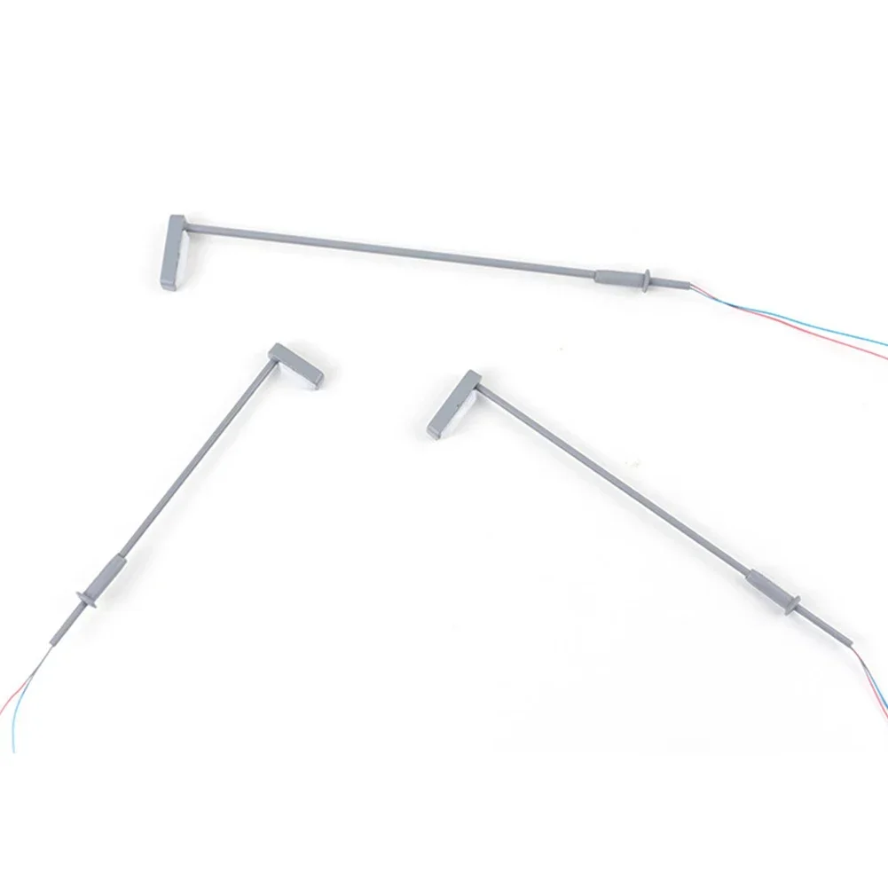 5 قطعة أضواء أنبوب الصلب N أضواء سكاليمودل LED الشارع لامبوست ملحق ديوراما الهندسة المعمارية المشهد قطار تخطيط أطقم